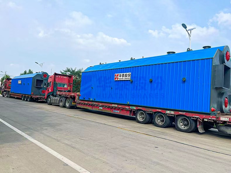 14噸SZL熱水鍋爐奔赴生產一線